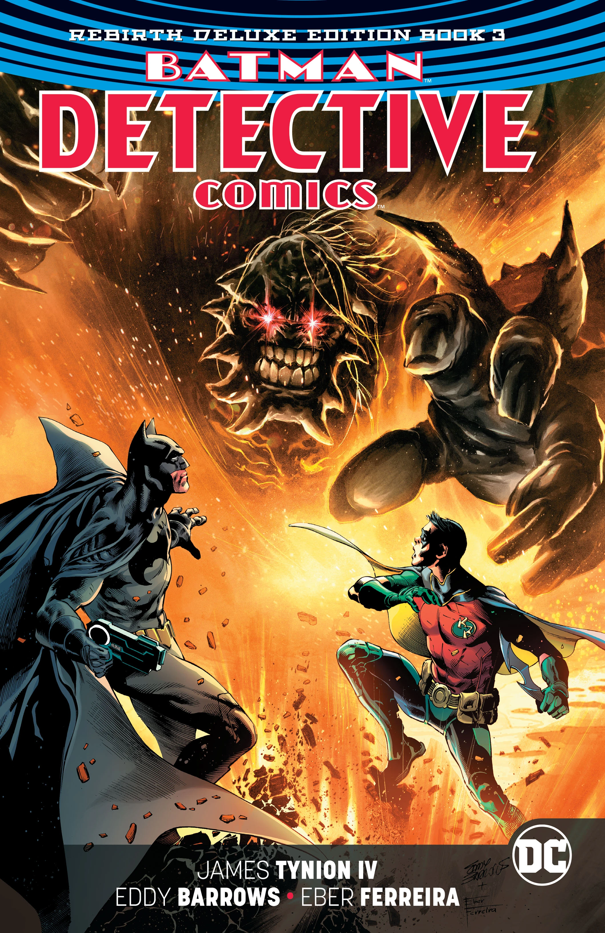 Detective Comics: The Rebirth Deluxe Edition Book 3 (DC, 2018) cover